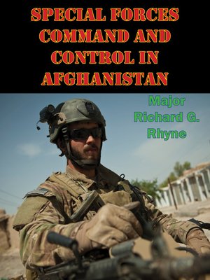 cover image of Special Forces Command and Control In Afghanistan